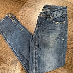 Seven7 Women's Classic Blue Skinny Jeans